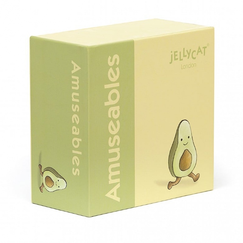 Jellycat Amuseable Avocado Booties 10 CM X 5 CM, Jellycat USA | JZ9426781