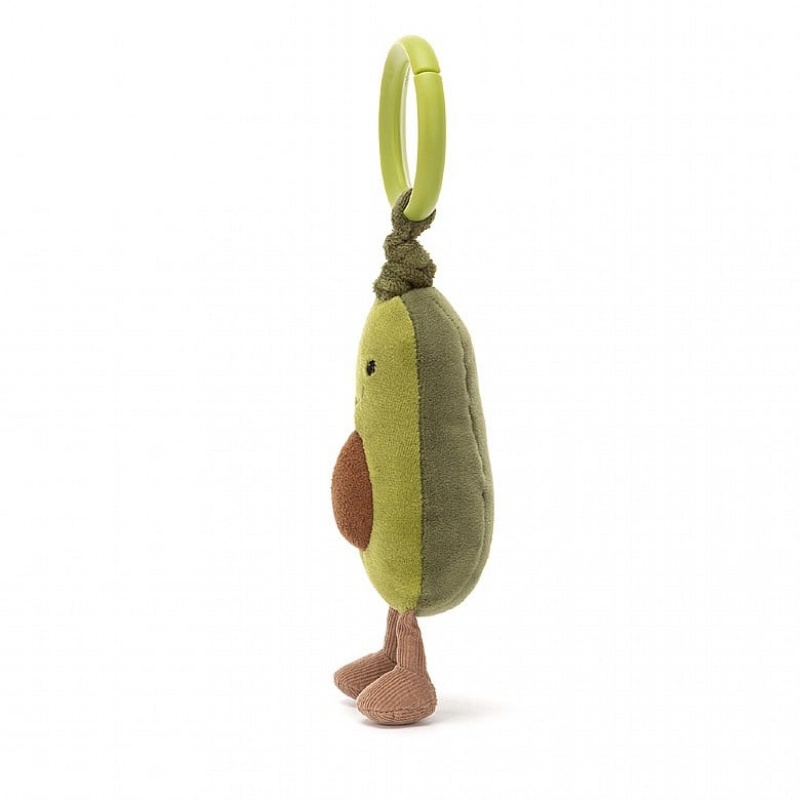 Jellycat Amuseable Avocado Jitter 14 CM X 6 CM, Jellycat USA | FK4920176