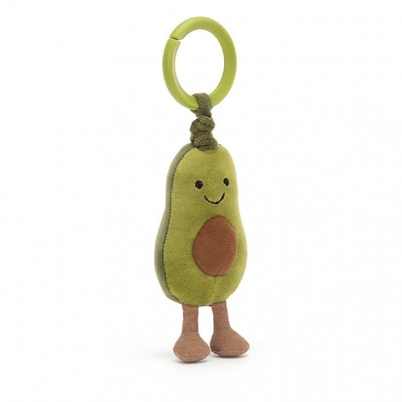 Jellycat Amuseable Avocado Jitter 14 CM X 6 CM, Jellycat USA | FK4920176