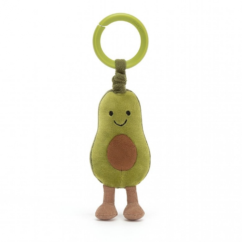 Jellycat Amuseable Avocado Jitter 14 CM X 6 CM, Jellycat USA | FK4920176