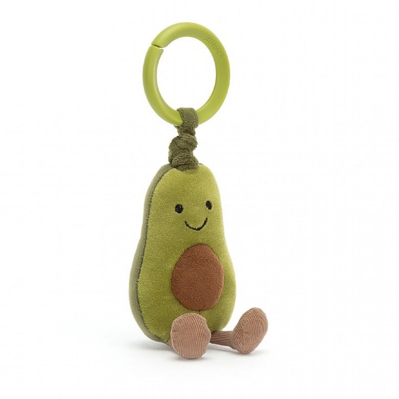 Jellycat Amuseable Avocado Jitter 14 CM X 6 CM, Jellycat USA | FK4920176