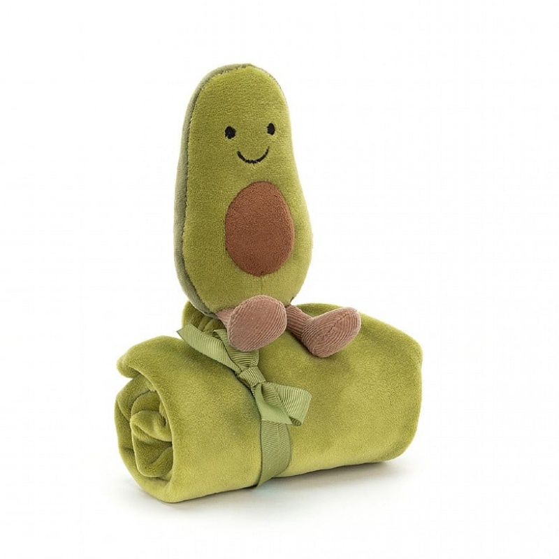 Jellycat Amuseable Avocado Soother 34 CM X 34 CM, Jellycat USA | HQ5876924