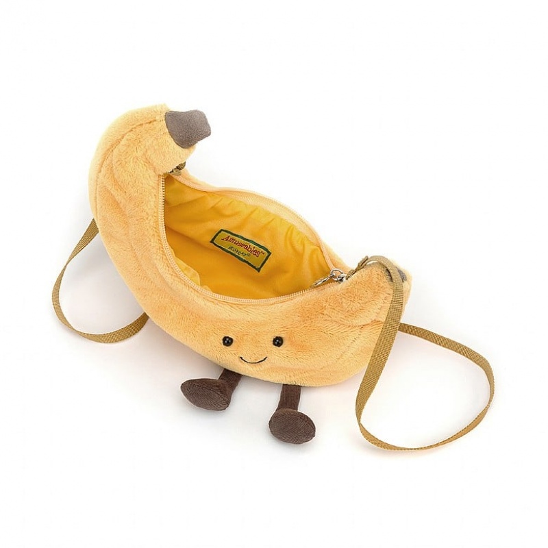 Jellycat Amuseable Banana Bag 29 CM X 22 CM, Jellycat USA | KP8073569