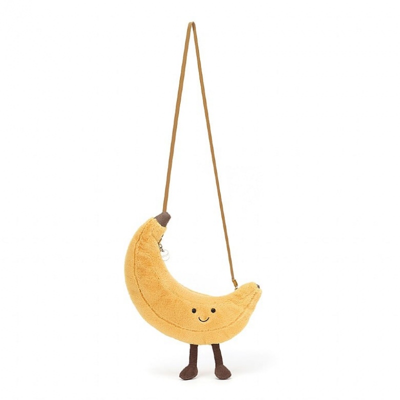 Jellycat Amuseable Banana Bag 29 CM X 22 CM, Jellycat USA | KP8073569