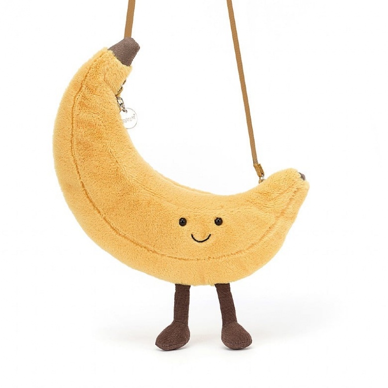 Jellycat Amuseable Banana Bag 29 CM X 22 CM, Jellycat USA | KP8073569