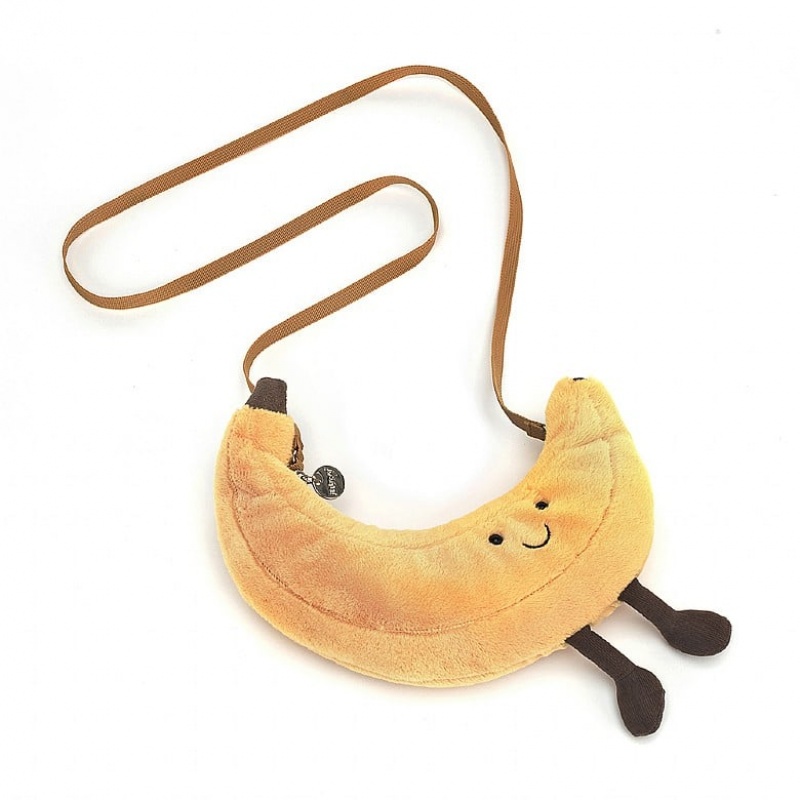 Jellycat Amuseable Banana Bag 29 CM X 22 CM, Jellycat USA | KP8073569