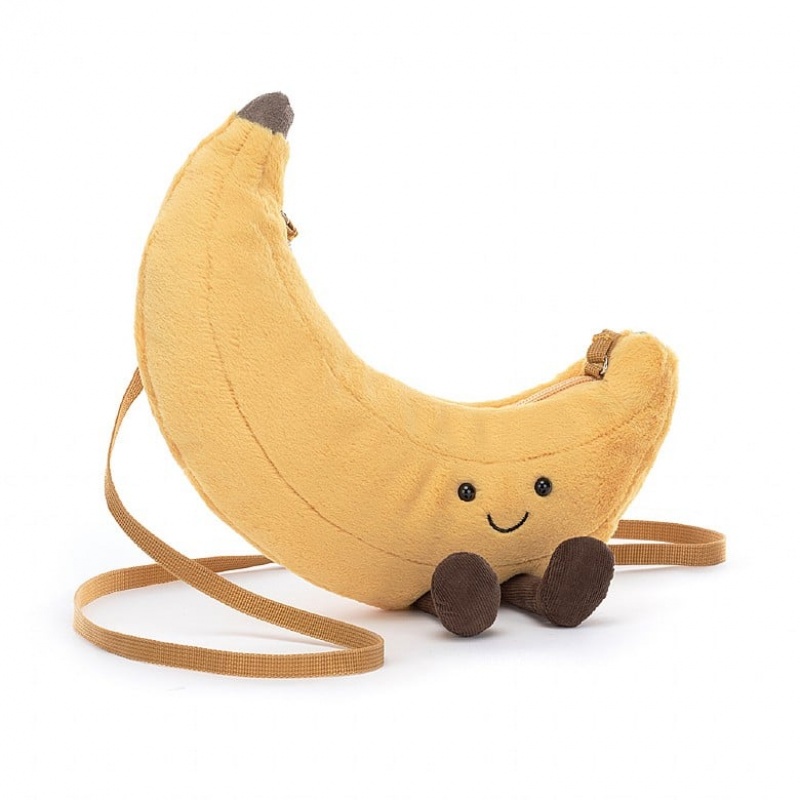 Jellycat Amuseable Banana Bag 29 CM X 22 CM, Jellycat USA | KP8073569