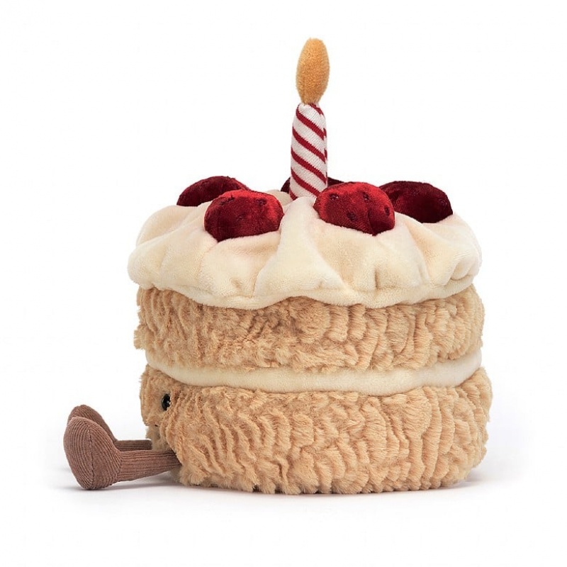 Jellycat Amuseable Birthday Cake 16 CM X 12 CM, Jellycat USA | XN0839145