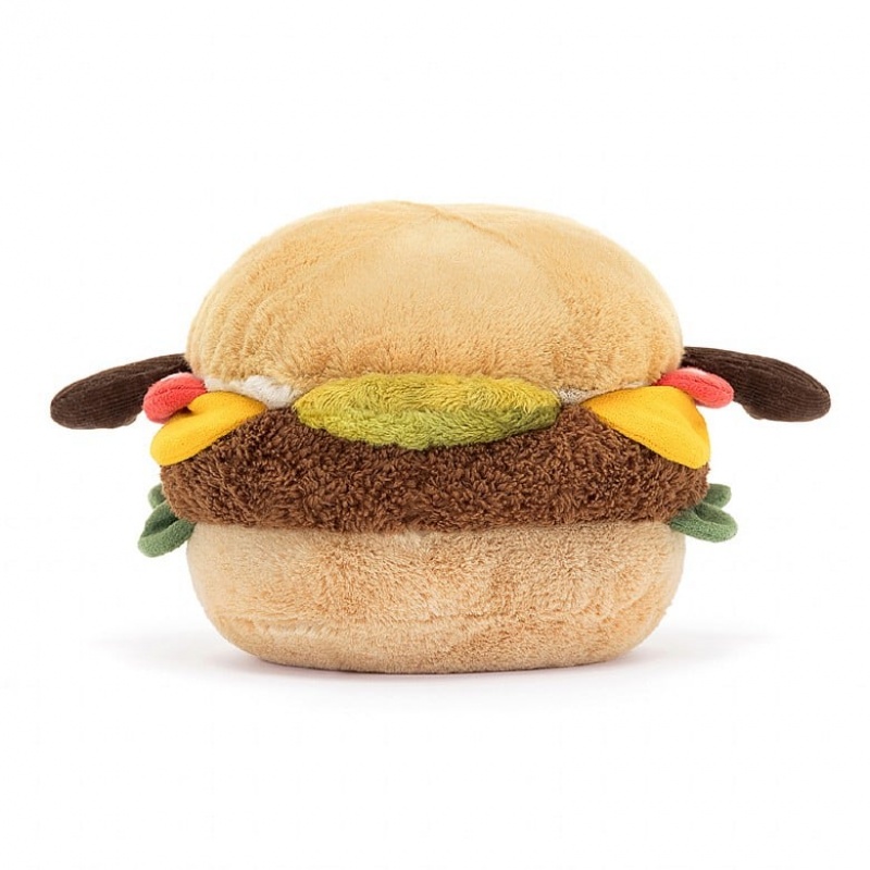 Jellycat Amuseable Burger 12 CM X 12 CM, Jellycat USA | UB6305749