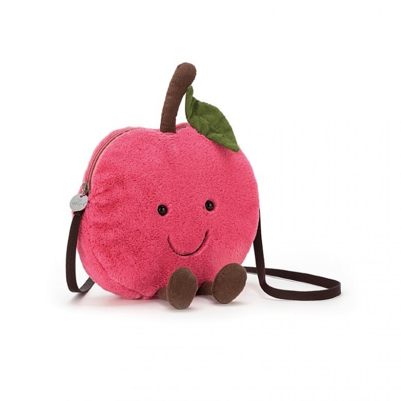 Jellycat Amuseable Cherry Bag 24 CM X 20 CM, Jellycat USA | NK8052193