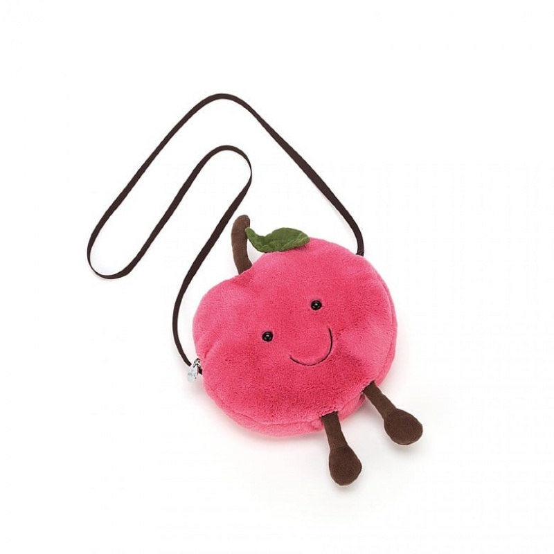 Jellycat Amuseable Cherry Bag 24 CM X 20 CM, Jellycat USA | NK8052193