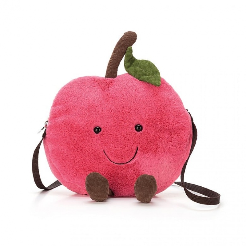 Jellycat Amuseable Cherry Bag 24 CM X 20 CM, Jellycat USA | NK8052193