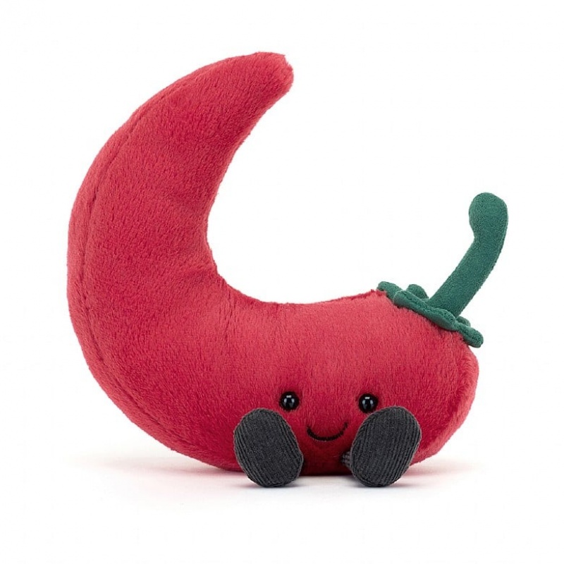 Jellycat Amuseable Chilli Pepper 17 CM X 13 CM, Jellycat USA | ZR2159348