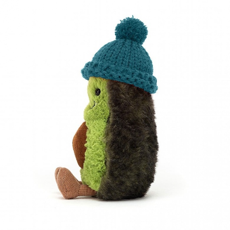 Jellycat Amuseable Cozi Avocado Teal 15 CM X 8 CM, Jellycat USA | YW5487962