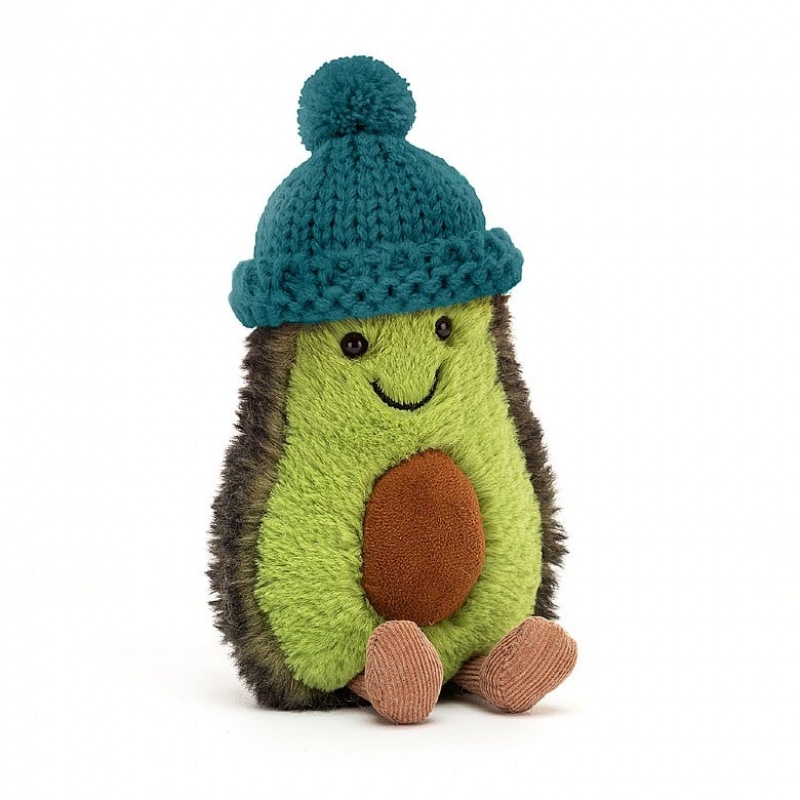 Jellycat Amuseable Cozi Avocado Teal 15 CM X 8 CM, Jellycat USA | YW5487962