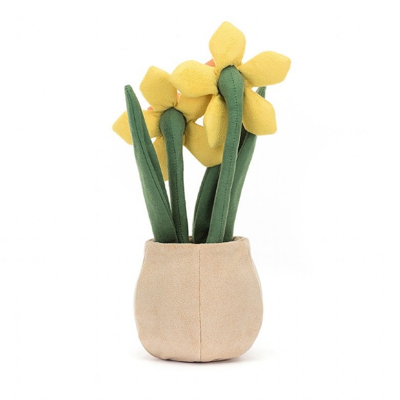 Jellycat Amuseable Daffodil Pot 29 CM X 11 CM, Jellycat USA | TA1735694