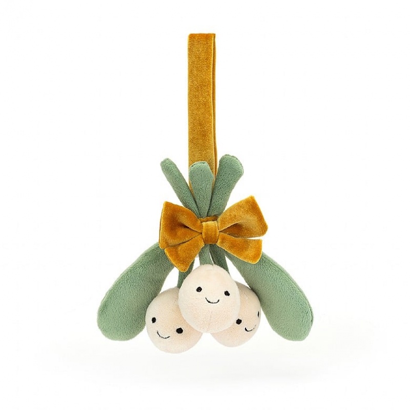 Jellycat Amuseable Mistletoe 17 CM X 19 CM, Jellycat USA | IL5618903