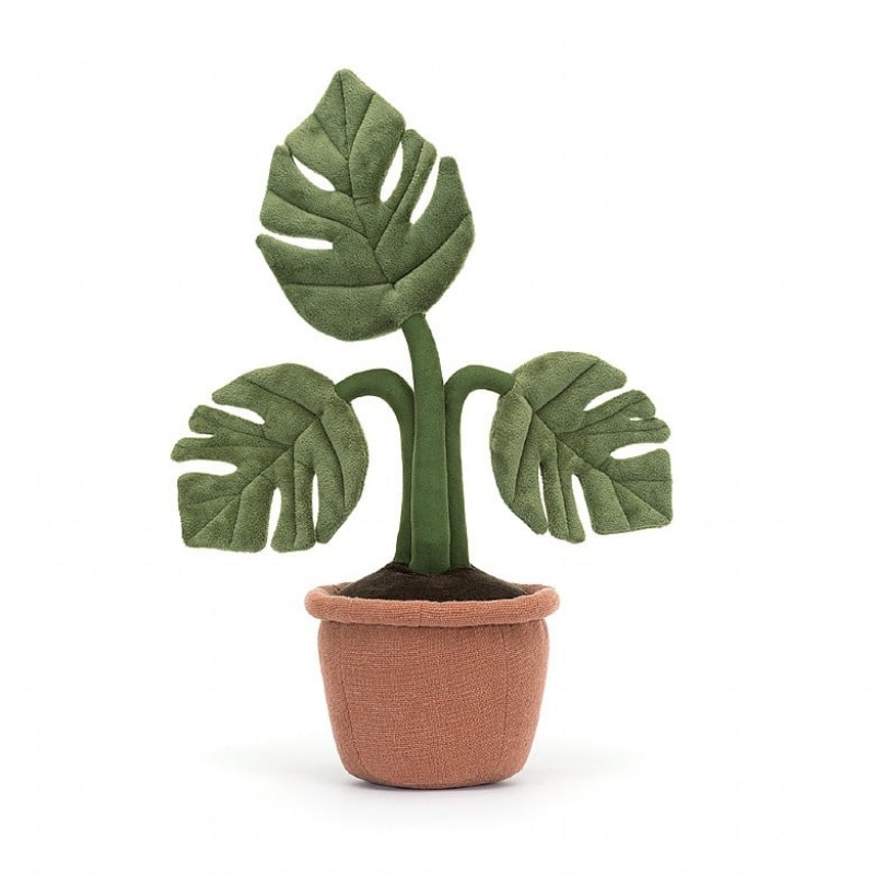 Jellycat Amuseable Monstera Plant 43 CM X 15 CM, Jellycat USA | FY0935127