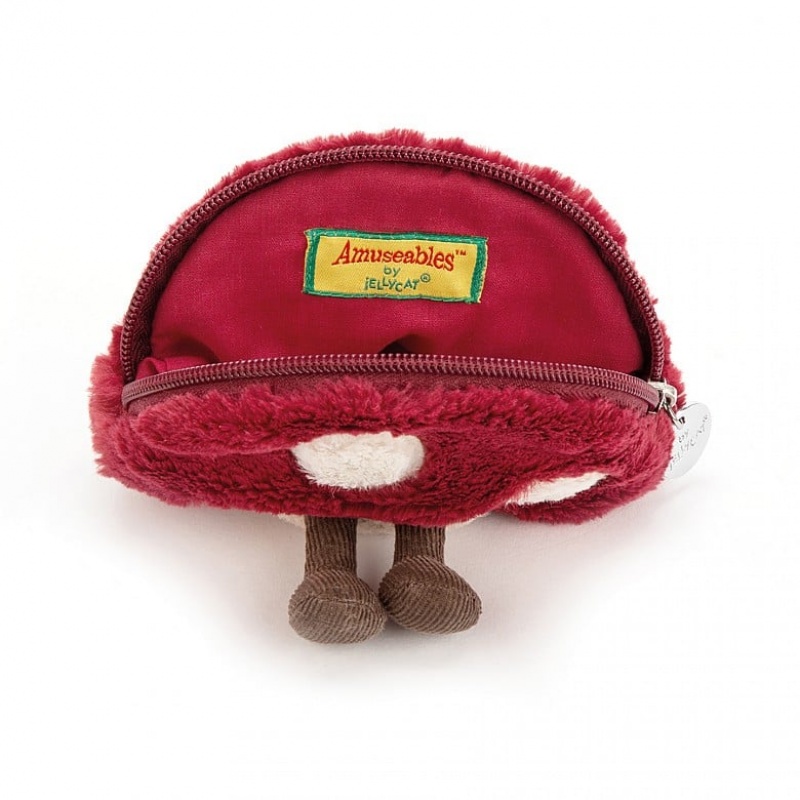 Jellycat Amuseable Mushroom Pouch 10 CM X 13 CM, Jellycat USA | JR7518496