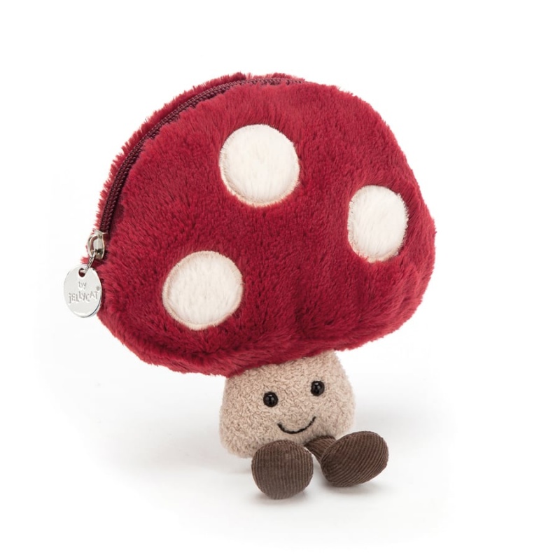 Jellycat Amuseable Mushroom Pouch 10 CM X 13 CM, Jellycat USA | JR7518496