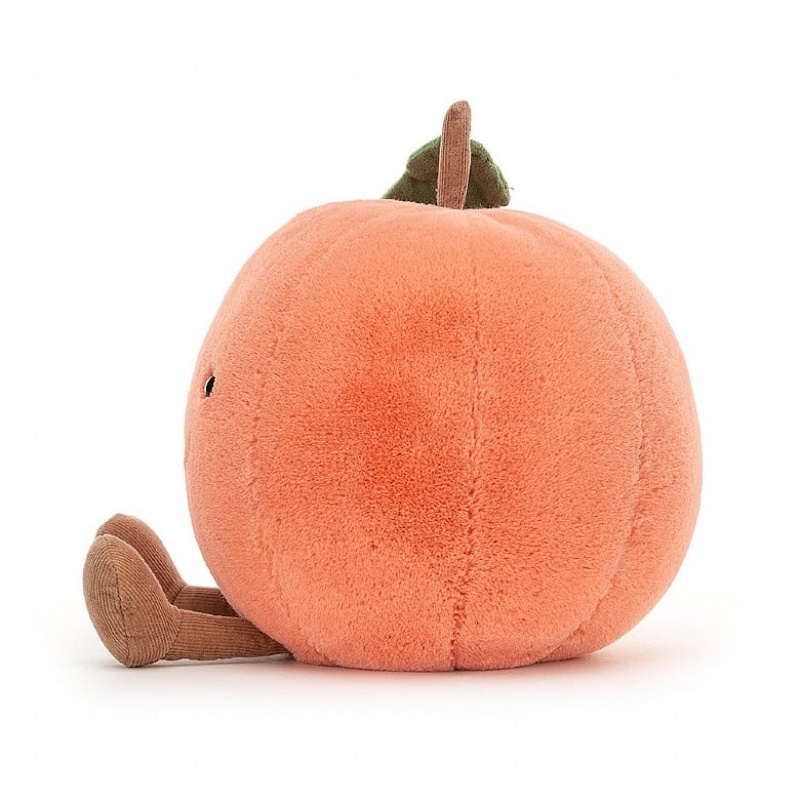 Jellycat Amuseable Peach 15 CM X 14 CM, Jellycat USA | RL8325679