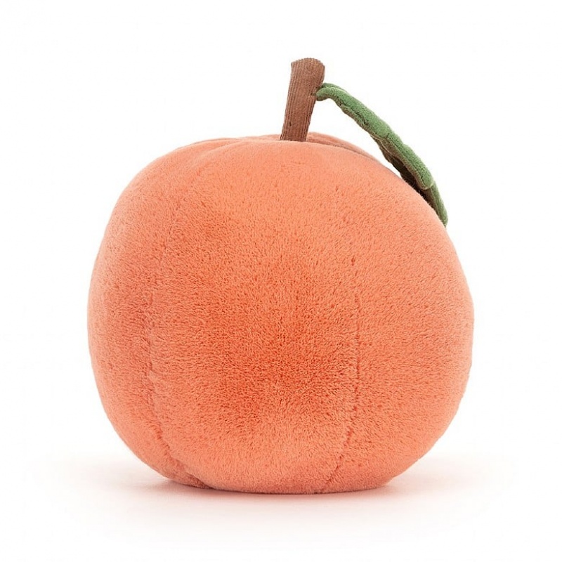 Jellycat Amuseable Peach 15 CM X 14 CM, Jellycat USA | RL8325679