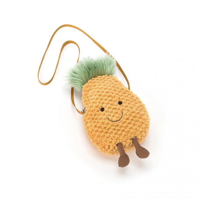 Jellycat Amuseable Pineapple Bag 33 CM X 17 CM, Jellycat USA | SF3091256