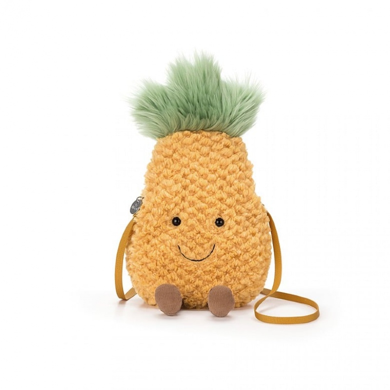 Jellycat Amuseable Pineapple Bag 33 CM X 17 CM, Jellycat USA | SF3091256