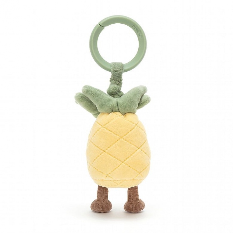 Jellycat Amuseable Pineapple Jitter 15 CM X 6 CM, Jellycat USA | CZ4160738