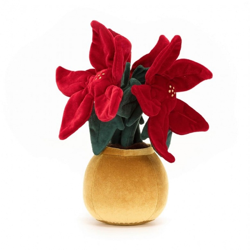 Jellycat Amuseable Poinsettia 24 CM X 11 CM, Jellycat USA | YI0658172