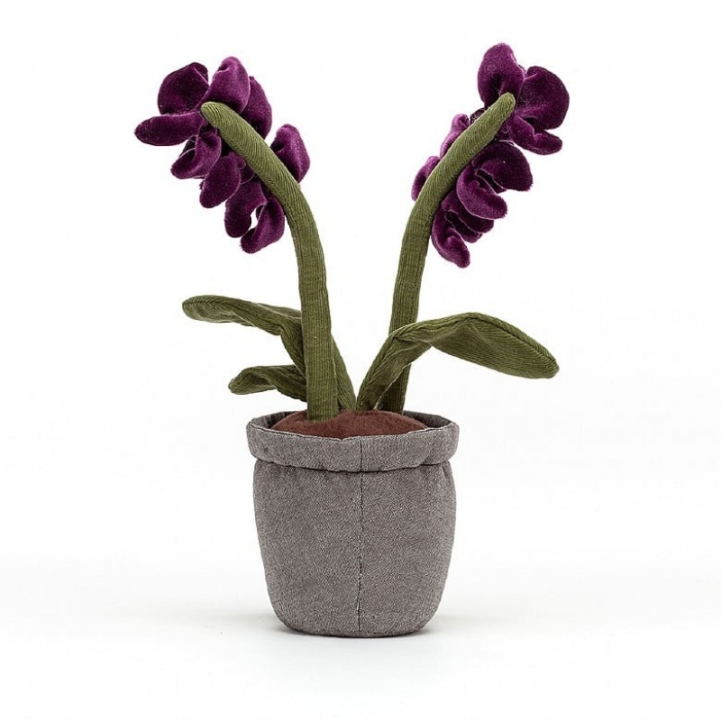 Jellycat Amuseable Purple Orchid 29 CM X 10 CM, Jellycat USA | FV1068934