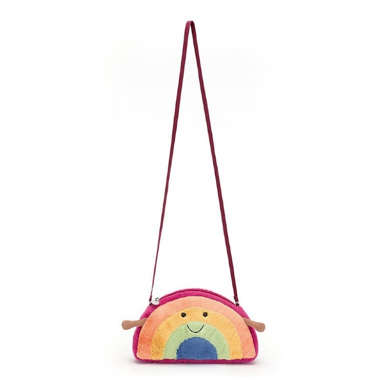 Jellycat Amuseable Rainbow Bag 13 CM X 25 CM, Jellycat USA | UZ5641987