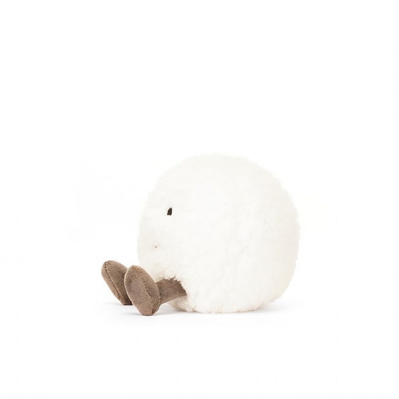 Jellycat Amuseable Snowball 9 CM X 8 CM, Jellycat USA | KI1364582