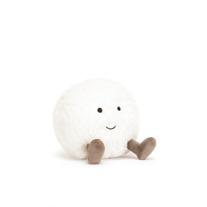 Jellycat Amuseable Snowball 9 CM X 8 CM, Jellycat USA | KI1364582