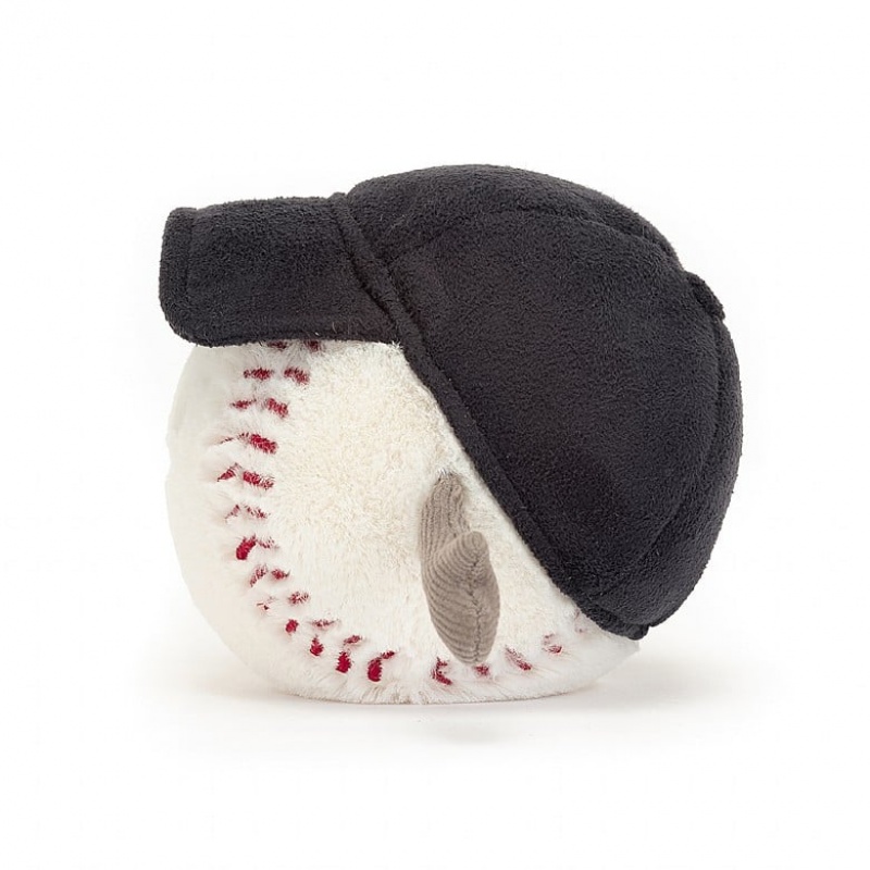 Jellycat Amuseable Sports Baseball 10 CM X 10 CM, Jellycat USA | UY5749368