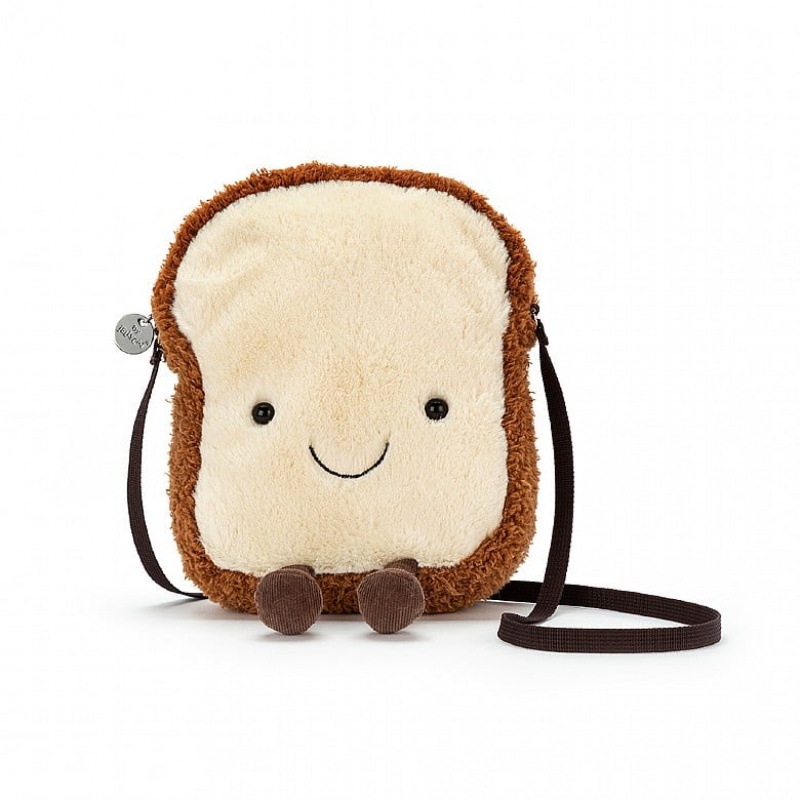 Jellycat Amuseable Toast Bag 19 CM X 16 CM, Jellycat USA | RF9580741