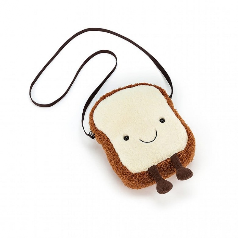 Jellycat Amuseable Toast Bag 19 CM X 16 CM, Jellycat USA | RF9580741