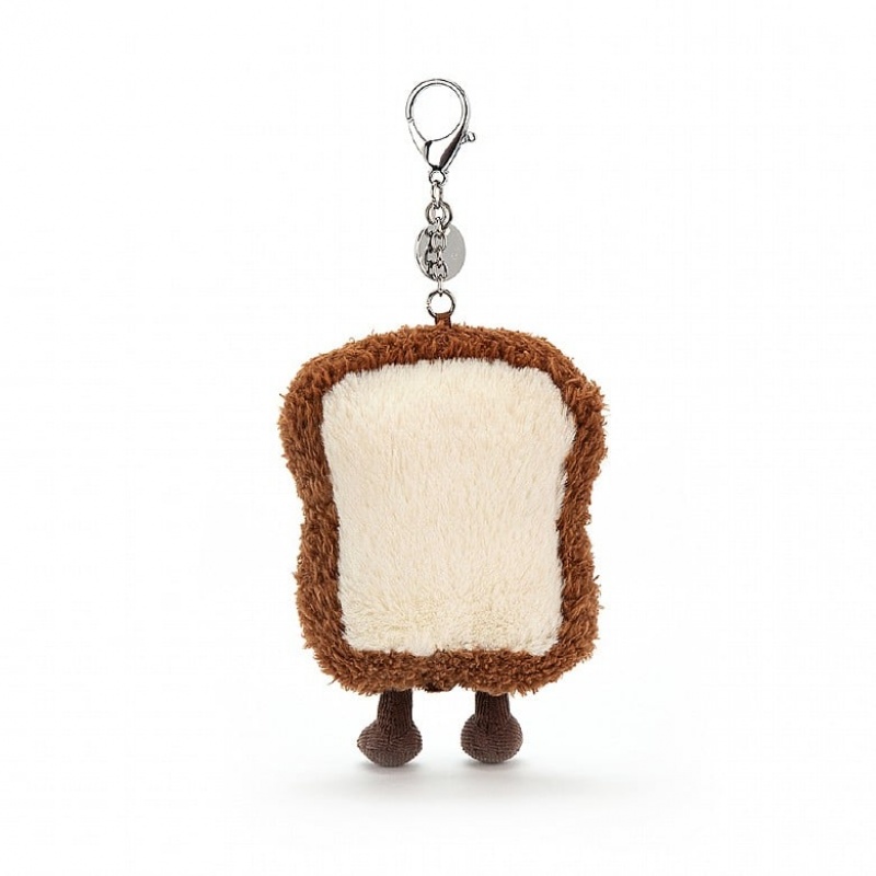 Jellycat Amuseable Toast Bag Charm 14 CM X 10 CM, Jellycat USA | PM0957142