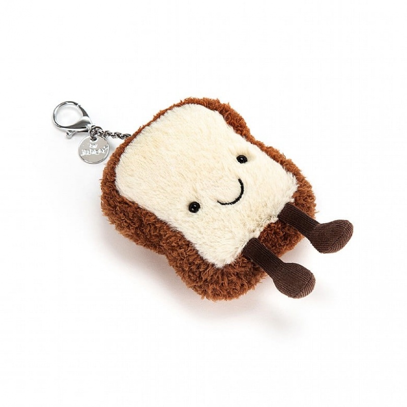 Jellycat Amuseable Toast Bag Charm 14 CM X 10 CM, Jellycat USA | PM0957142