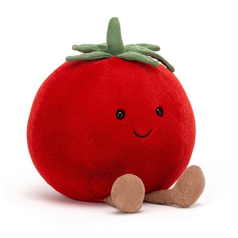 Jellycat Amuseable Tomato 17 CM X 14 CM, Jellycat USA | YC7369510