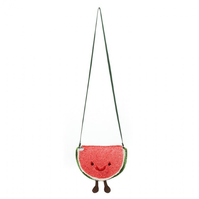 Jellycat Amuseable Watermelon Bag 18 CM X 21 CM, Jellycat USA | YR3145072