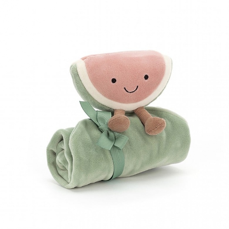 Jellycat Amuseable Watermelon Soother 34 CM X 34 CM, Jellycat USA | HU4895063