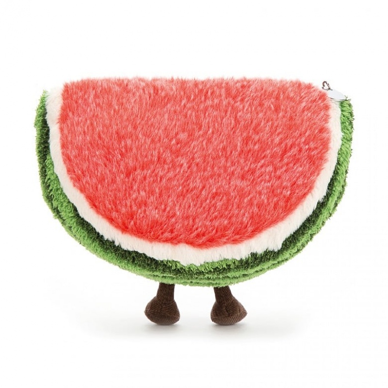 Jellycat Amuseables Watermelon Small Bag 16 CM X 23 CM, Jellycat USA | ZT0935874