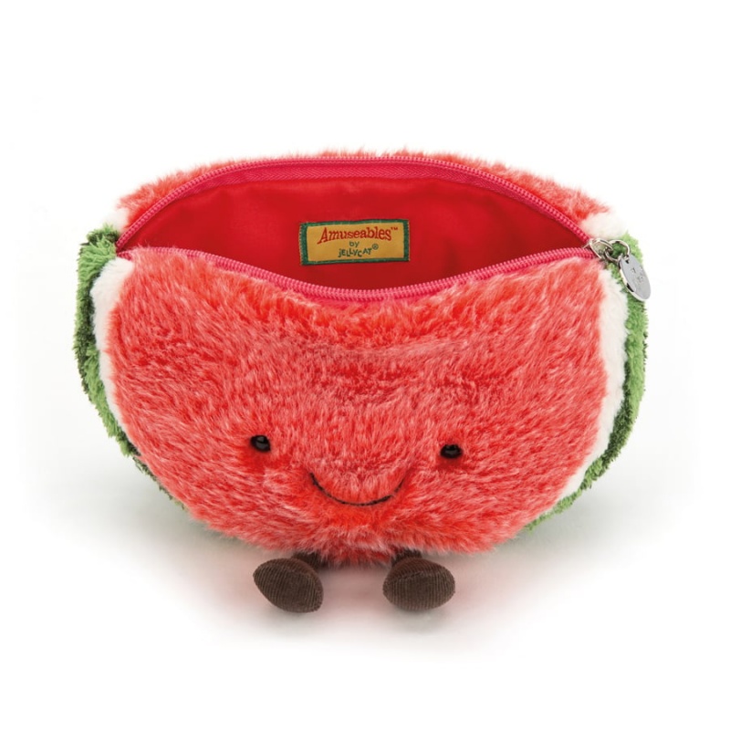 Jellycat Amuseables Watermelon Small Bag 16 CM X 23 CM, Jellycat USA | ZT0935874