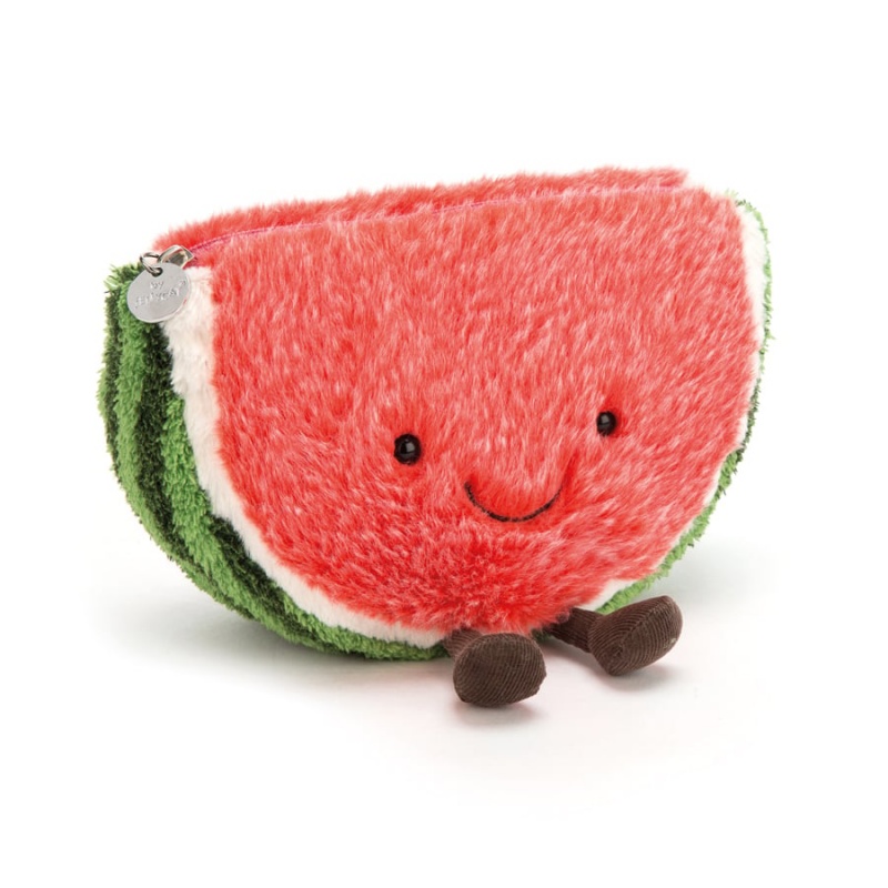 Jellycat Amuseables Watermelon Small Bag 16 CM X 23 CM, Jellycat USA | ZT0935874