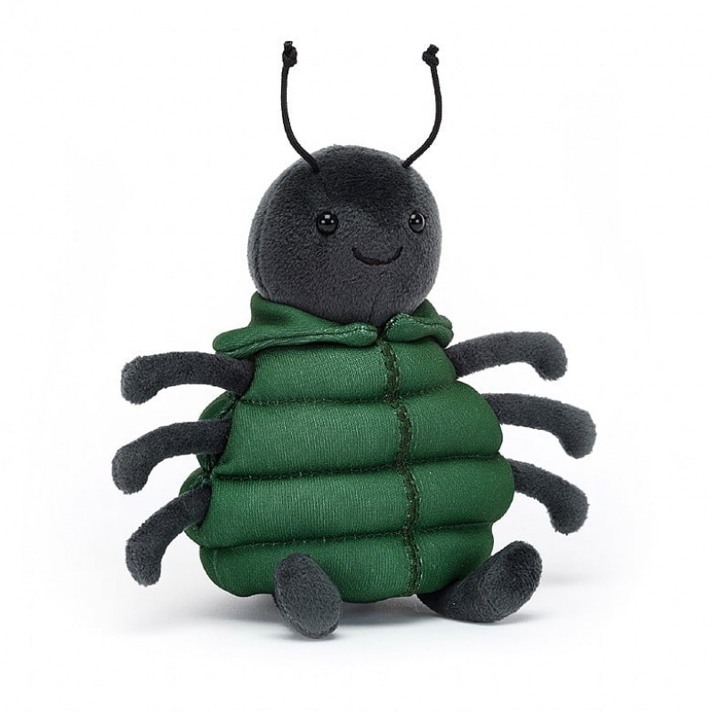 Jellycat Anoraknid Black Spider 13 CM X 10 CM, Jellycat USA | CT7309658