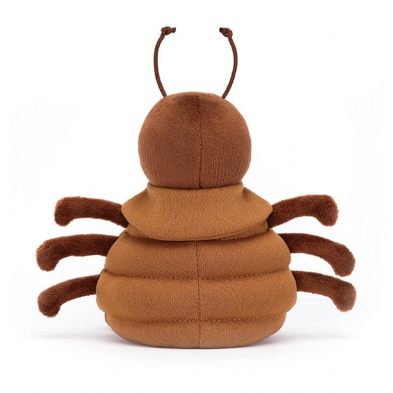 Jellycat Anoraknid Brown Spider 13 CM X 10 CM, Jellycat USA | CS4527310