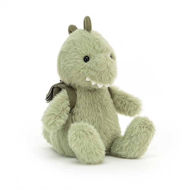 Jellycat Backpack Dino 22 CM X 10 CM, Jellycat USA | KW4057962