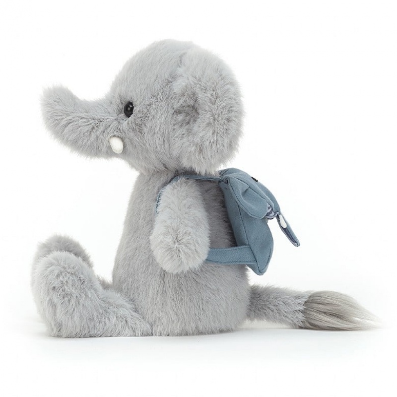 Jellycat Backpack Elephant 22 CM X 10 CM, Jellycat USA | ZL5163027