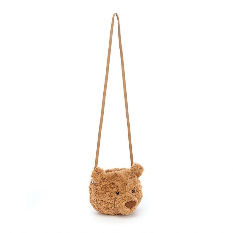 Jellycat Bartholomew Bear Bag 16 CM X 18 CM, Jellycat USA | MQ1523746